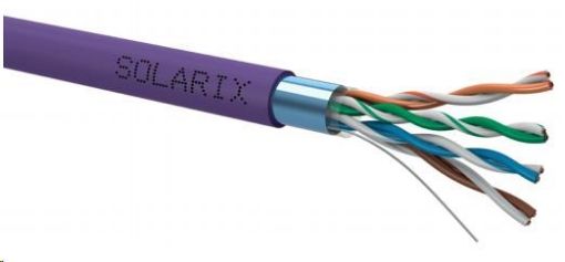 Obrázek Instalační kabel Solarix FTP, Cat5E, drát, LSOH, box 305m SXKD-5E-FTP-LSOH