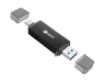 Obrázek C-TECH čtečka karet UCR-02-AL, USB 3.0 TYPE A/ TYPE C, SD/micro SD