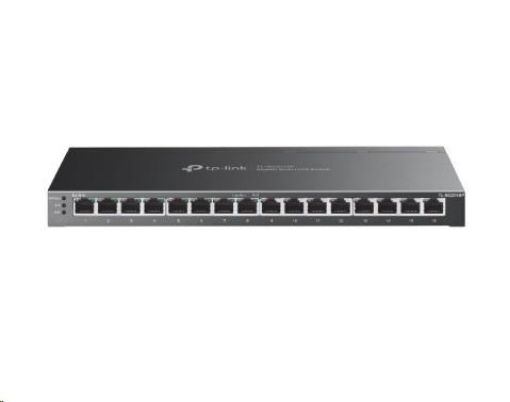 Obrázek TP-Link OMADA JetStream switch TL-SG2016P (16xGbE, 8xPoE+, 120W, fanless)