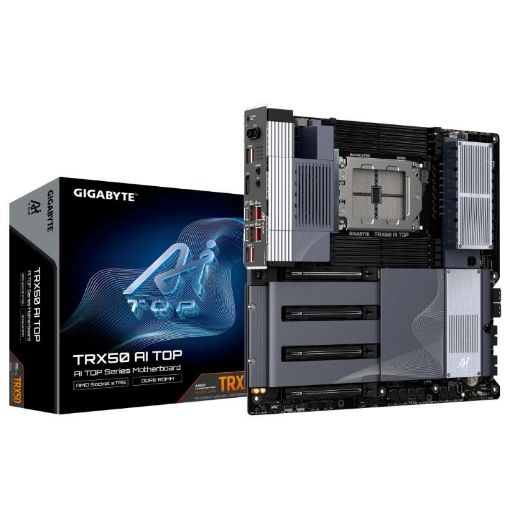 Obrázek GIGABYTE MB Sc sTR5 TRX50 AI TOP, AMD TRX50, 8xDDR5, WI-FI, E-ATX