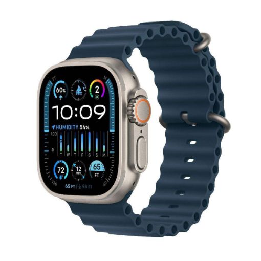 Obrázek APPLE Watch Ultra 2 GPS + Cellular, 49mm Titanium Case with Blue Ocean Band