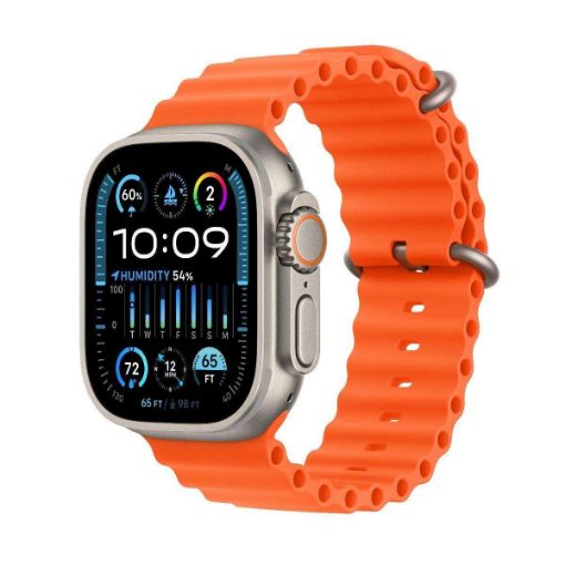 Obrázek APPLE Watch Ultra 2 GPS + Cellular, 49mm Titanium Case with Orange Ocean Band