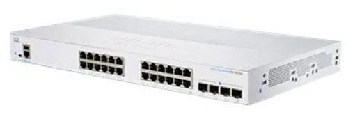 Obrázek Cisco switch CBS350-24T-4G-EU (24xGbE,4xSFP,fanless) - REFRESH