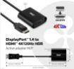 Obrázek Club3D Adaptér aktivní DisplayPort 1.4 na HDMI 4K120HZ HDR (M/F), černá