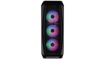 Obrázek AEROCOOL skříň Aero One Frost ML G, Mid tower, 2x USB 3.0, 2x audio, 4x 120mm RGB Fan, bez zdroje