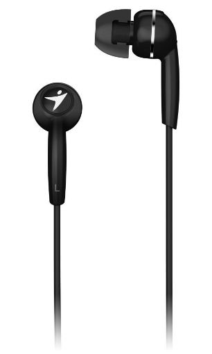 Obrázek GENIUS sluchátka HS-M320 headset, 4pin 3,5 mm jack, černá