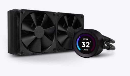 Obrázek NZXT vodní chladič Kraken 240 ELITE / 2x120mm fan / LCD disp. / 6 let