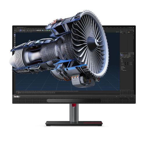 Obrázek LENOVO LCD ThinkVision 27 3D - 27'',IPS,matný,16:9,3840x2160(2D),1920x2160(3D),4ms,HDMI,DP,USB-C,USB Hub,RJ45,VESA,Pivot