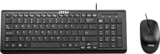 Obrázek MSI set klávesnice a myši MS-A625, drátová, CZ/SK lokalizace, černá