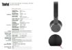 Obrázek LENOVO sluchátka ThinkPad X1 Active Noise Cancellation Headphone - bezdrátové sluchátka,mic.,potlačení šumu (ENC),ANC