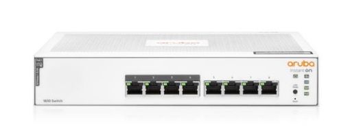 Obrázek Aruba Instant On 1830 8G 65W Switch (4x RJ45 10/100/1000 + 4x RJ45 10/100/1000 Class4 PoE)