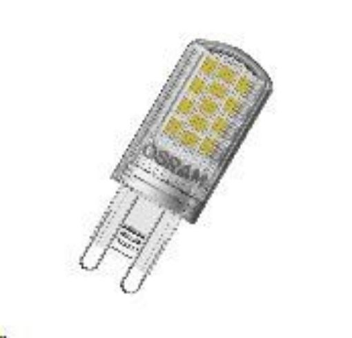 Obrázek OSRAM LED PIN 40 G9 4,2W/827 teplá