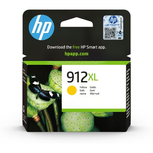 Obrázek HP 912XL High Yield Yellow Original Ink Cartridge (825 pages)