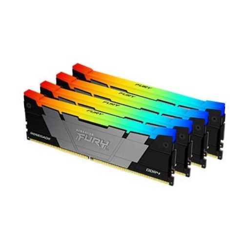 Obrázek KINGSTON DIMM DDR4 32GB (Kit of 4) 3600MT/s CL16  FURY Renegade RGB