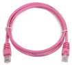 Obrázek GEMBIRD kabel patchcord Cat5e UTP 0,5m, růžový