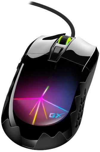 Obrázek GENIUS myš GX GAMING Scorpion M715, drátová, 3D RGB podsvícení, 800-7200 dpi, USB, 6tlačítek, černá