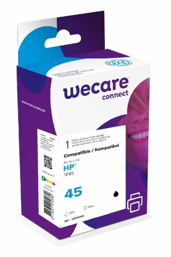 Obrázek WECARE ARMOR cartridge pro HP DJ 710c, 720c, 722c, 815c, 850c, 9800, DesignJet 330 (51645AE), černá/black, 45ml, 995str