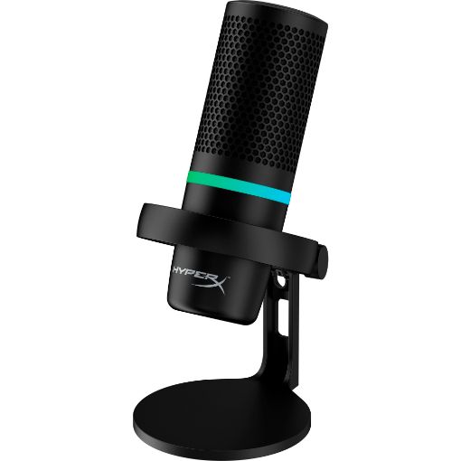 Obrázek HyperX DuoCast - USB Microphone (Black) - RGB Lighting (HMID1R-A-BK/G) - Mikrofon