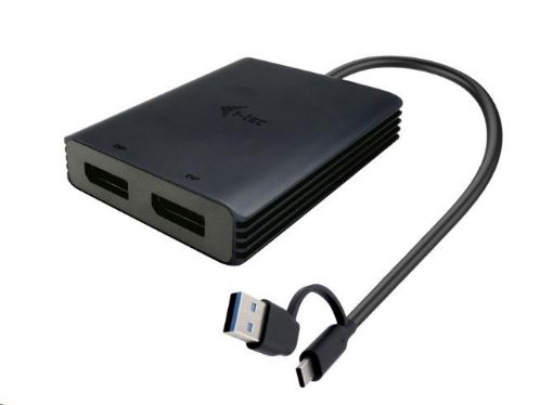 Obrázek i-tec USB-A/USB-C Dual 4K DP Video Adapter