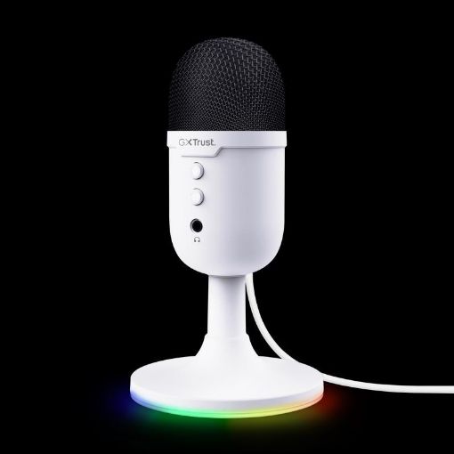 Obrázek TRUST mikrofon GXT234W YUNIX USB MICROPHONE WHITE