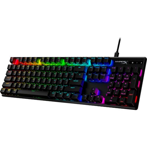 Obrázek HyperX Alloy Origins PBT HX Aqua Gaming Keyboard-US - Klávesnice