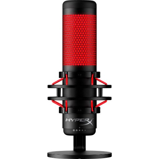 Obrázek HyperX QuadCast - USB Microphone (Black-Red) - Red Lighting (HX-MICQC-BK) - Mikrofon