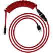 Obrázek HyperX USB-C Coiled Cable Red-Black - Příslušenství ke klávesnici