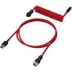 Obrázek HyperX USB-C Coiled Cable Red-Black - Příslušenství ke klávesnici