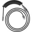 Obrázek HyperX USB-C Coiled Cable Gray - Příslušenství ke klávesnici