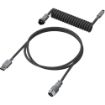 Obrázek HyperX USB-C Coiled Cable Gray - Příslušenství ke klávesnici