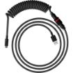 Obrázek HyperX USB-C Coiled Cable Gray-Black - Příslušenství ke klávesnici