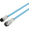 Obrázek HyperX USB-C Coiled Cable Light Blue-White - Příslušenství ke klávesnici