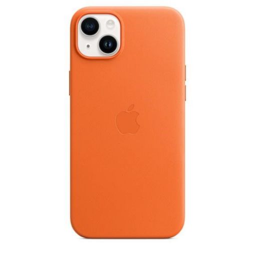 Obrázek APPLE iPhone 14 Plus kožené pouzdro s MagSafe - Orange