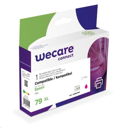 Obrázek WECARE ARMOR cartridge pro Epson WorkForce Pro WF-5110, 5190, 5620 (C13T79034010), červená/magenta, 19,5ml, 2000str