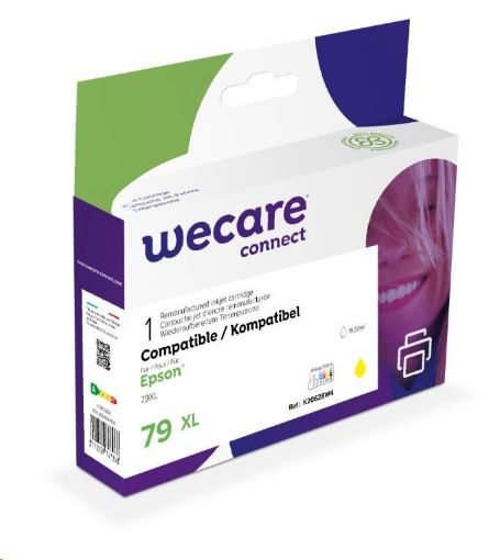 Obrázek WECARE ARMOR cartridge pro Epson WorkForce Pro WF-5110, 5190, 5620, 5690 (C13T79044010), žlutá/yellow, 19,5ml, 2000str