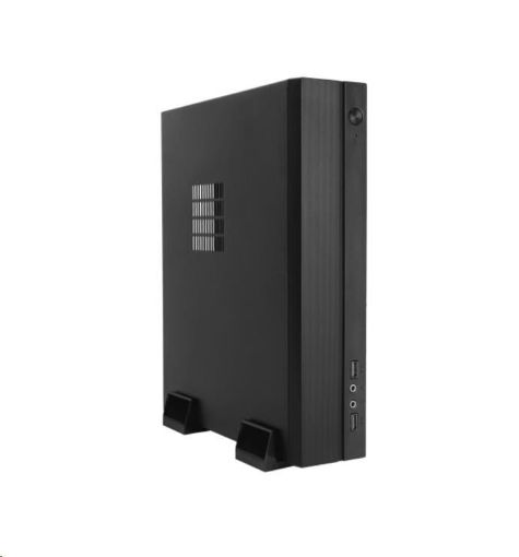 Obrázek CHIEFTEC skříň Compact Series/mini ITX, IX-06B-85W, Black, 85W adaptér