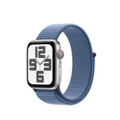 Obrázek APPLE Watch SE GPS + Cellular 40mm Silver Aluminium Case with Winter Blue Sport Loop