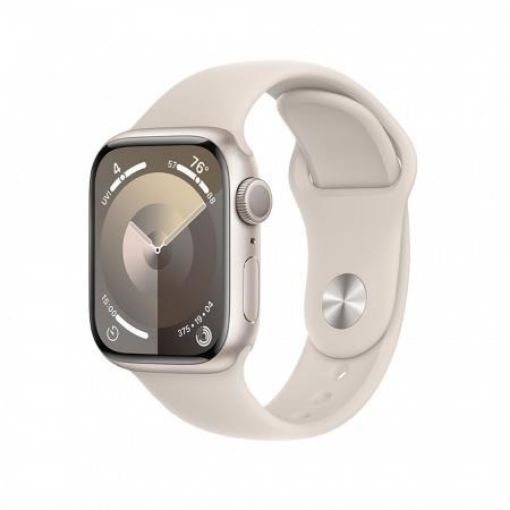 Obrázek APPLE Watch Series 9 GPS 45mm Starlight Aluminium Case with Starlight Sport Band - M/L