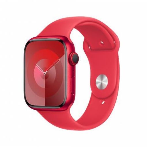 Obrázek APPLE Watch Series 9 GPS + Cellular 45mm (PRODUCT)RED Aluminium Case with (PRODUCT)RED Sport Band - M/L