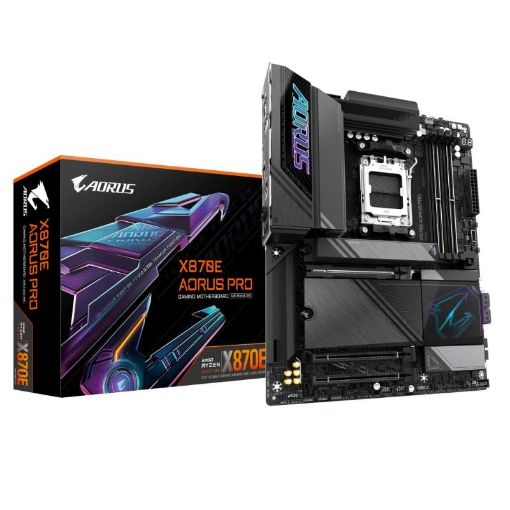 Obrázek GIGABYTE MB Sc AM5 X870E AORUS PRO, AMD X870, 4xDDR5, 2xHDMI, 2xThunderbolt, WiFi