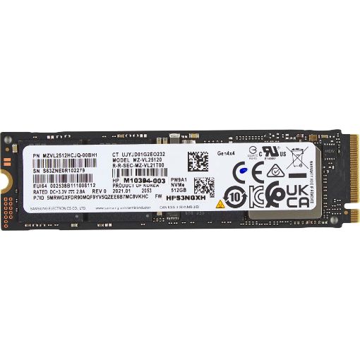 Obrázek HP 512GB PCIe-4x4 NVMe Solid State Drive