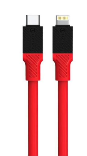 Obrázek Tactical Fat Man Cable USB-C/Lightning 1m Red