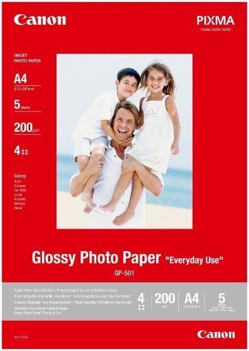 Obrázek Canon PAPÍR GP-501 A4 5 SH (Glossy Photo paper A4 ,5 Sheets)