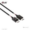 Obrázek Club3D Kabel DisplayPort 2.1 na DisplayPort 2.1, DP80, 4K120Hz/10K60Hz (M/M), 1.6m, černá