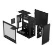 Obrázek FRACTAL DESIGN skříň Focus 2 Black TG Clear Tint, 2x USB 3.0, bez zdroje, mATX