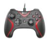 Obrázek C-TECH gamepad Theon pro PC/PS3, 2 programovatelná makro tlačítka, 2x analog, X-input, vibrační, 1,8m kab