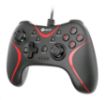 Obrázek C-TECH gamepad Theon pro PC/PS3, 2 programovatelná makro tlačítka, 2x analog, X-input, vibrační, 1,8m kab