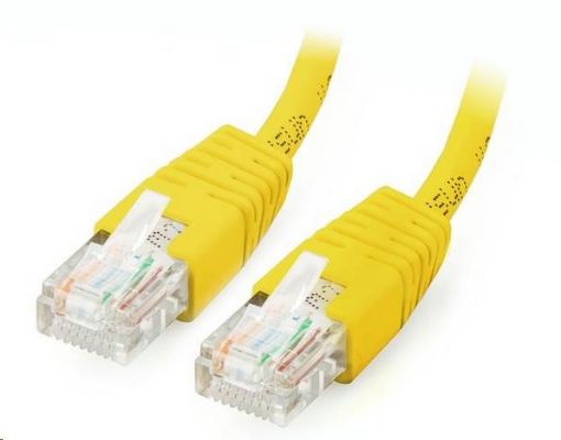 Obrázek GEMBIRD kabel patchcord Cat5e UTP 0,25m, žlutý