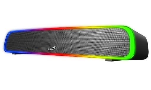 Obrázek GENIUS reproduktory USB SoundBar 200BT/ Bluetooth/ 3,5" jack/ 4W/ RGB/ černá