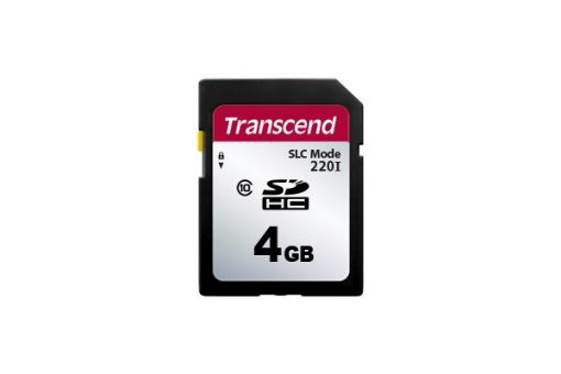 Obrázek TRANSCEND SD karta 4GB SDC220I, Class 10, SLC mode, Wide Temp.